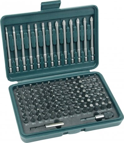 BRUDER MANNESMANN Br&uuml;der Mannesmann kit d'embouts de tournevis 113 pi&egrave;ces