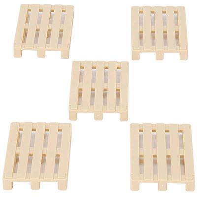 BRUDER   - Set Europalettes 5 Pi&egrave;ces - Beiges - 45004