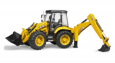 BRUDER  Tractopelle Jcb 5cx, Mod&egrave;le r&eacute;duit de voiture