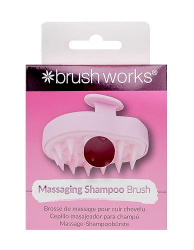 BRUSHWORKS  - Brosse de massage du cuir chevelu pour la douche 1 unit&eacute;