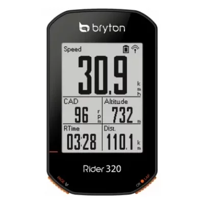 BRYTON  Rider 320E GPS Cycle Computer - Noir} - Head Unit Only}, Noir}