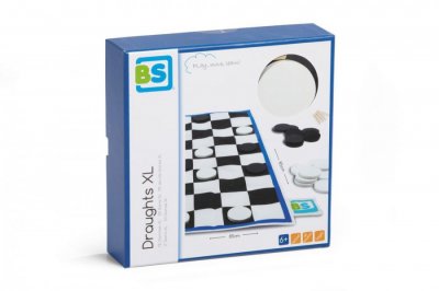 BS TOYS  barrages XL junior 90 cm bois noir/blanc