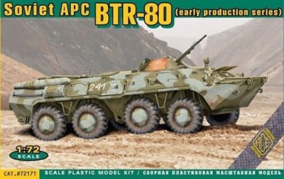 ACE Btr-80 Soviet Armored Personnel Carrier, Early Prod.- 1:72e - 