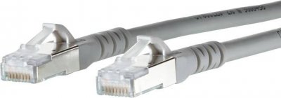 METZ CONNECT BTR c&acirc;ble r&eacute;seau Cat.6A WG26 2x RJ45 15,0m gris