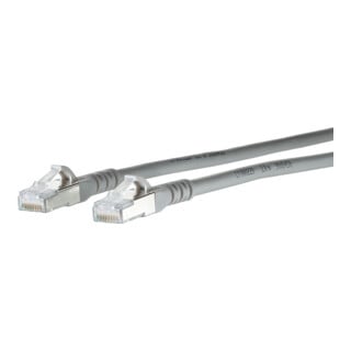 METZ CONNECT BTR NETCOM C&acirc;ble de raccordement S/FTP gris 10,0 m Cat.6A 130845A033-E