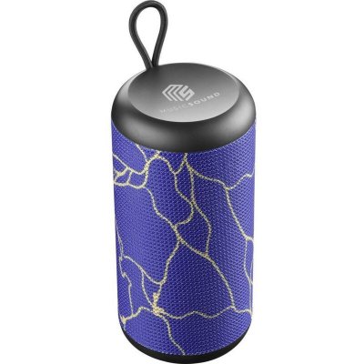 MUSIC SOUND BTSPKMSVERTICAL241 haut-parleur portable et de f&ecirc;te Enceinte portable mono Bleu 5 W