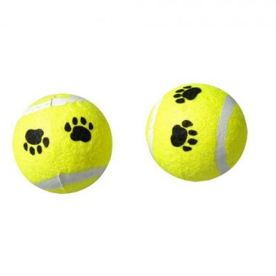 BUBIMEX  Balle de Tennis pour Chien 2 Pi&egrave;ces