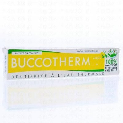 BUCCOTHERM  Dentifrice &agrave; l'Eau Thermale Protection Compl&egrave;te Bio 75 ml