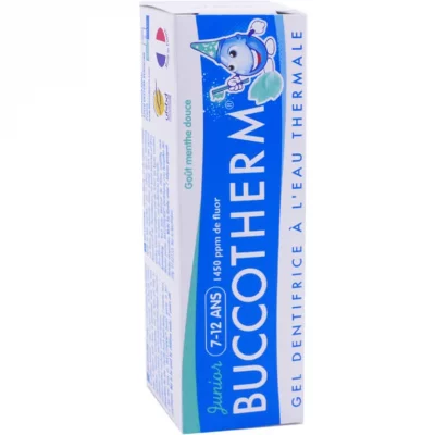 BUCCOTHERM  Dentifrice Enfant 7 &Agrave; 12 Ans Go&ucirc;t Menthe Douce 50ml