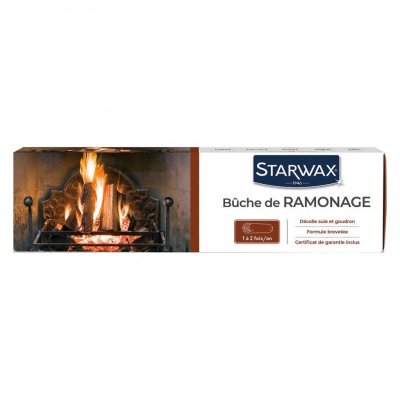 STARWAX Buche de ramonage pour po&ecirc;le et chemin&eacute;e 