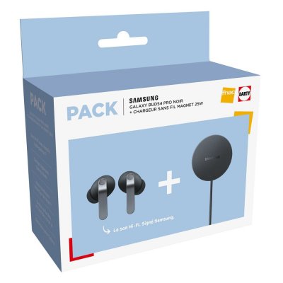 SAMSUNG Buds4 Pro + Pad charge &agrave; induction 25W