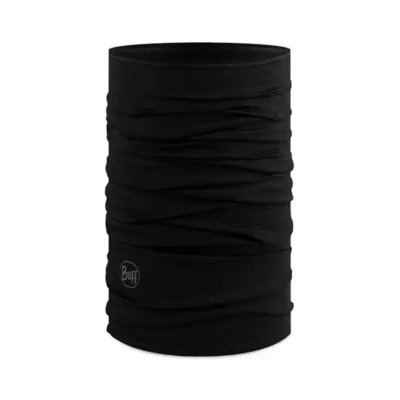 BUFF  Lightweight Merino Wool - Tour de cou Solid Black Taille unique