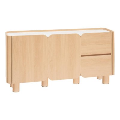 Buffet 2 Portes 2 Niveaux Homelya H80cm - Atmosphera