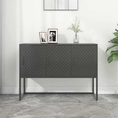 Buffet Anthracite 105x35x75 Cm Acier Vidaxl