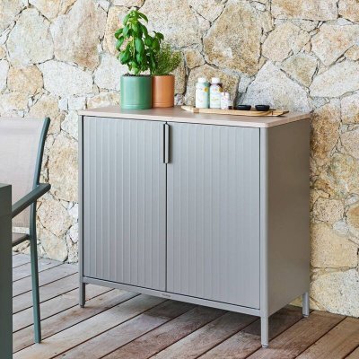 Buffet De Jardin Ironia En Acier Galvanis&eacute; Caf&eacute; - Hesp&eacute;ride
