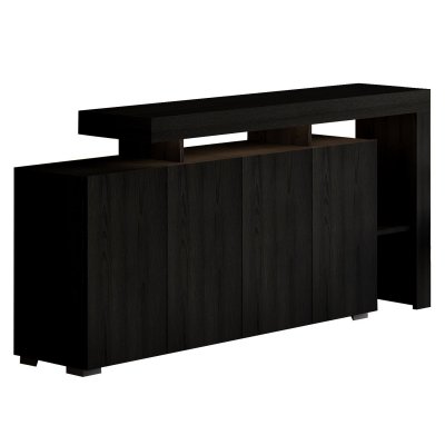 Buffet en bois ""Beliz"" - 170 x 35 x 80 cm - Bois Noir
