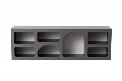 Buffet en bois ""Ferlis"" - 160 x 40 x 51 cm - Gris anthracite