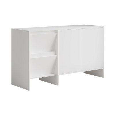 Buffet En Bois ""laris 130"" - 130 X 44 X 82 Cm - Blanc