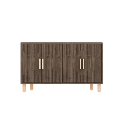 Buffet En Bois ""roger"" - 120 X 30 X 74 Cm - Marron