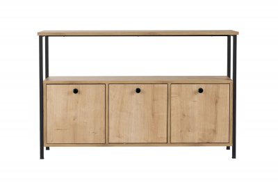 Buffet en bois ""Solace"" - 120 x 30 x 77 cm - Beige
