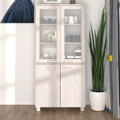 Buffet Hamar Bois Massif De Pin Blanc Vidaxl