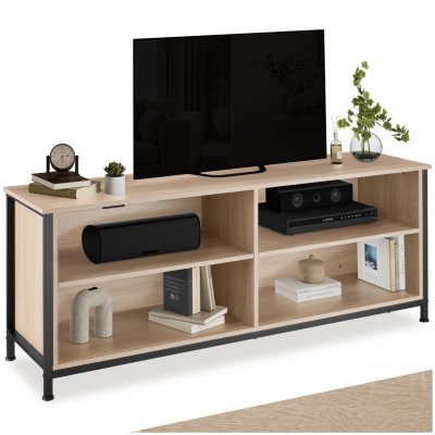 TECTAKE Buffet Style industriel Bois clair industriel, Ch&ecirc;ne Sonoma