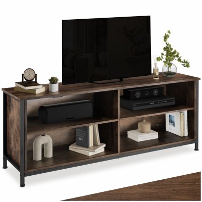 TECTAKE Buffet Style industriel Bois fonc&eacute; industriel, rustique