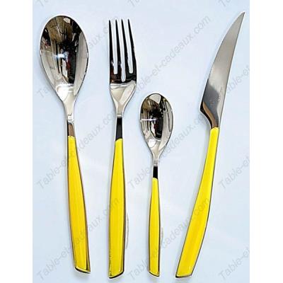 BUGATTI  m&eacute;nag&egrave;re 24 pi&egrave;ces Glamour jaune