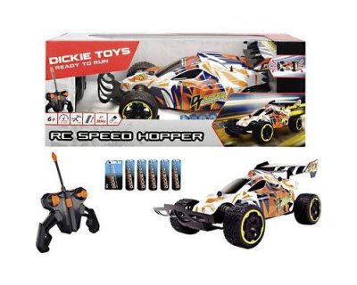 DICKIE Buggy &eacute;lectrique 1:16 Toys RC DT Speed Hopper 201119465 27 MHz pr&ecirc;t &agrave; fonctionner (RtR)