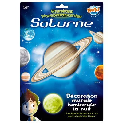 BUKI Buky Self-adhesive Wall Decoration Saturn Figure Beige