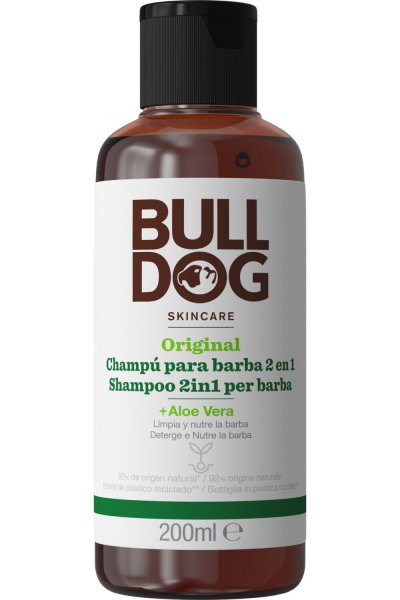 BULLDOG  Shampoing pour barbe 2 en 1 - Le flacon de 200ml