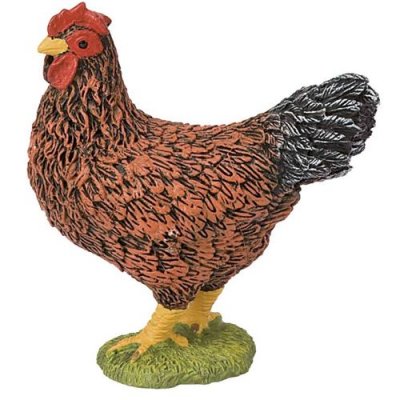 GENERIQUE Bullyland - 62316 - Pion - Poule - Brun
