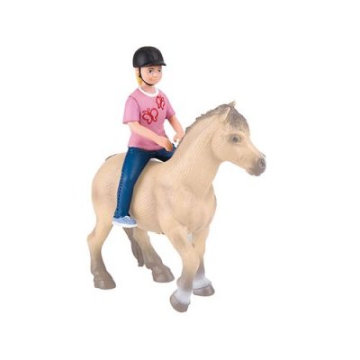 BULLYLAND  - B62643 - Figurine Jeune Cavali&egrave;re Emilie - 9 cm