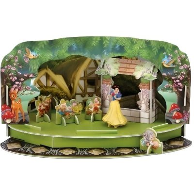 BULLYLAND  - Blanche Neige et les Sept Nains Playset avec figurine Magic Moments Bl