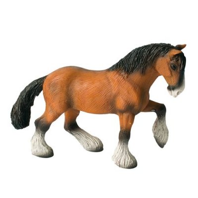 BULLYLAND  - Cheval entier shire - large 