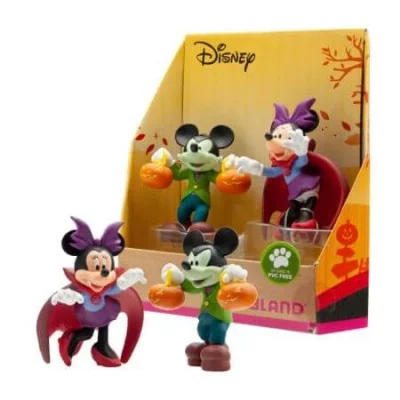BULLYLAND  Mickey Mouse Set Halloween 2 Figures Multicolore
