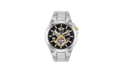  Bulova Homme Analogique Automatiquement Montre avec Bracelet en Acier Inoxydable 98A224