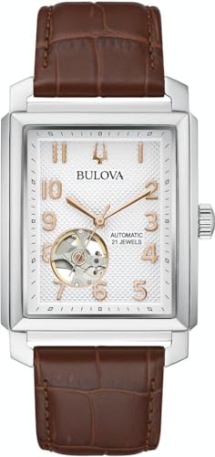 BULOVA  Montre Marron Analogique Hommes Sutton Automatic 96a268