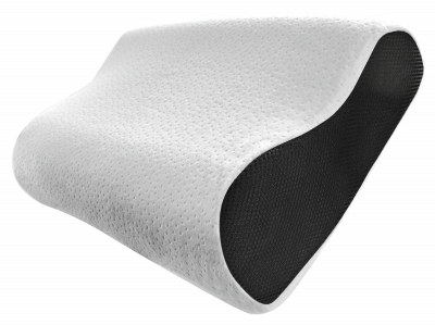 BULTEX  - Oreiller ergonomique &agrave; m&eacute;moire de forme 33x52 - Blanc