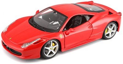 BBURAGO BURAGO Voiture miniature Ferrari en m&eacute;tal 458 Italia &agrave; l'&eacute;chelle 1/24&egrave;me