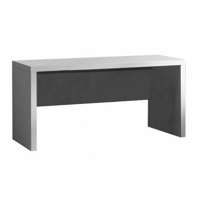 Bureau enfant sara blanc laqu&eacute; 150 cm - 75 cm - blanc laqu&eacute; LABU1614