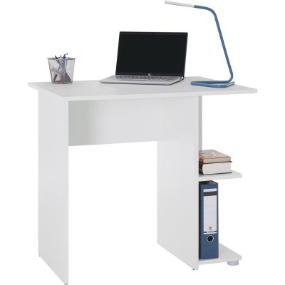 IDIMEX Bureau NOVA, en m&eacute;lamin&eacute; blanc mat