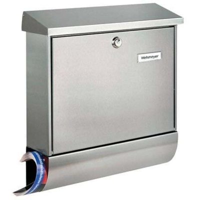 BURG WACHTER BURG-W&Auml;CHTER Bo&icirc;te aux lettres Amrum-Set 38670 Ni Inox Argent&eacute;