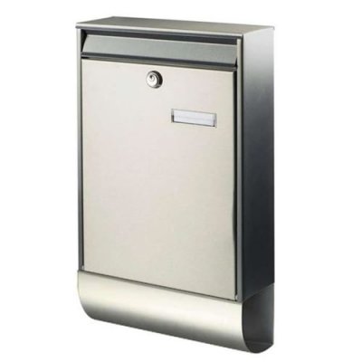 GENERIQUE BURG-W&Auml;CHTER Bo&icirc;te aux lettres Berlin-Set 37770 Ni Inox Argent&eacute;