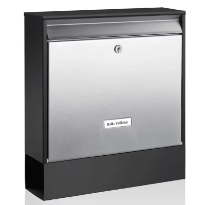 BURG-WäCHTER BURG-W&Auml;CHTER Bo&icirc;te aux lettres Oxford-Set 68770 B+S Inox Argent&eacute;