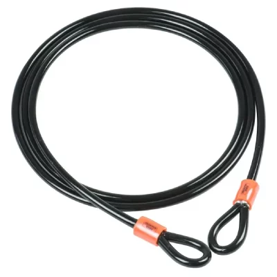 BURG WACHTER  cable de securite en spirale 5 m noir
