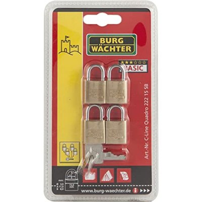 BURG WACHTER BURG-W&Auml;CHTER Jeux de cadenas Quadro 222 15 SB