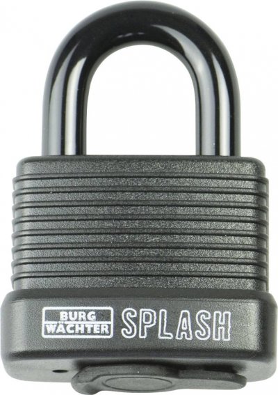 BURG WACHTER Burg W&auml;chter Splash 470 45 Black SB Cadenas noir avec serrure &agrave; cl&eacute;