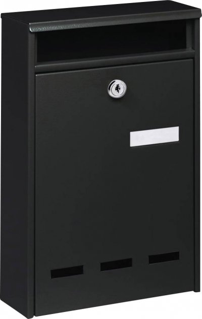 BURG WACHTER Burgw&auml;chter Bo&icirc;te aux lettres standard WISMAR B5 noire