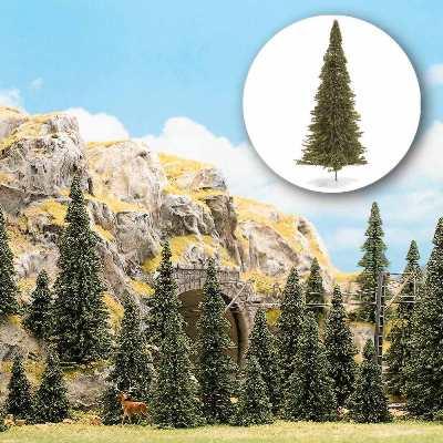 BUSCH ENVIRONNEMENT Busch 60 great firs-H0 - Trains miniatures : d&eacute;cors